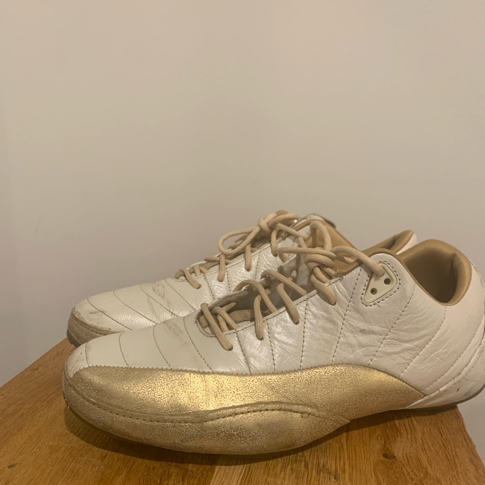 Nike '07 Air Jordan Prima Trainers 315829-171 GOLD Size 9